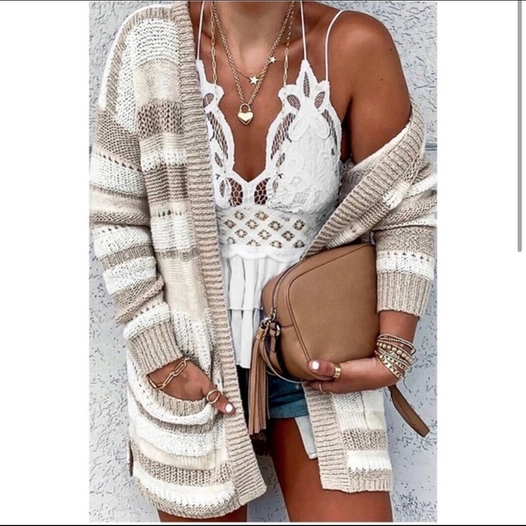 New! Sale 🔥 Boho Lace Double Strap Babydoll Cami 2 Tiered Top White - Picture 2 of 6